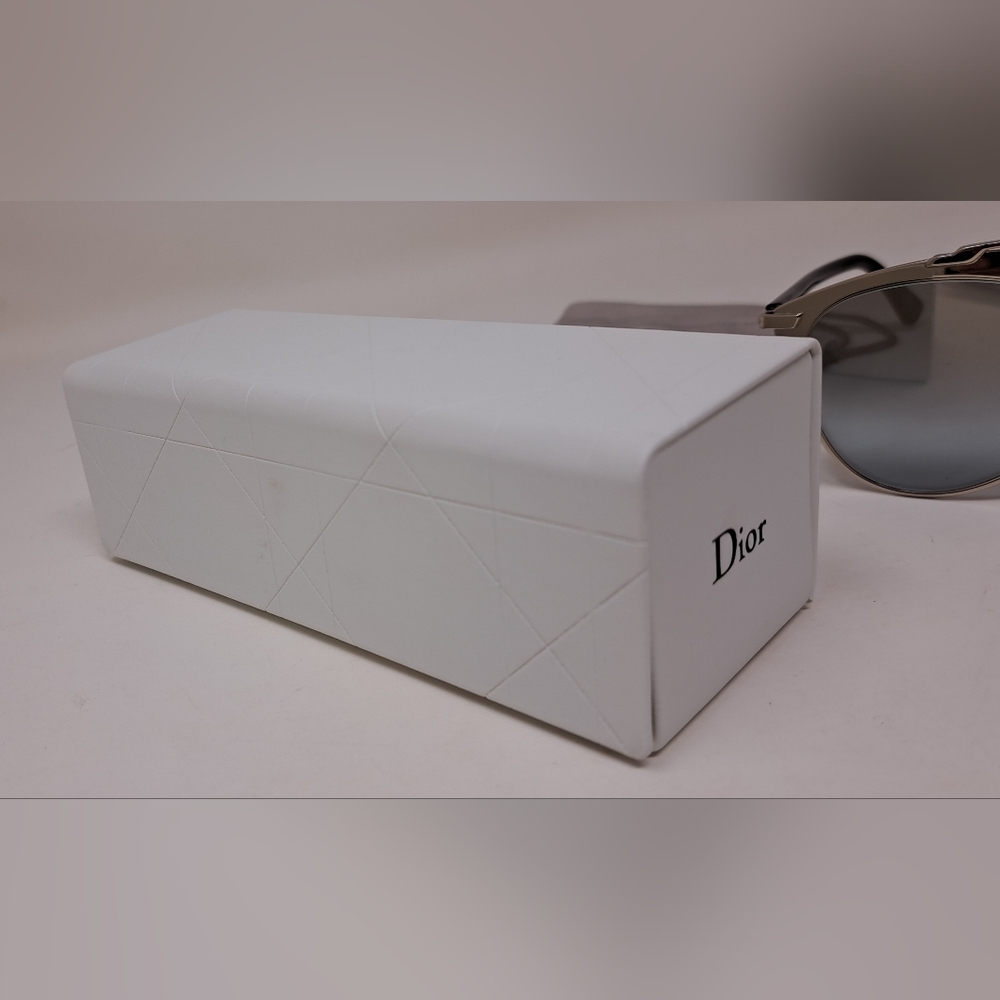 Christian Dior Womens Mirror Aviator Sunglasses Reflected SIlver 85LHD 52-21-140 - Picture 3 of 16